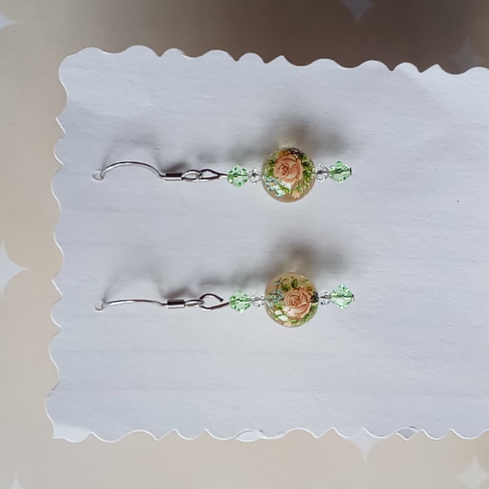 Flower earrings